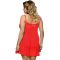 Babydoll Subblime Queen a motivi floreali rossi
