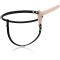 Strapon femminile in silicone con cintura elastica
