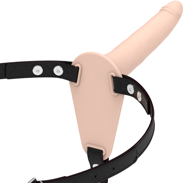 Strapon femminile in silicone con cintura elastica