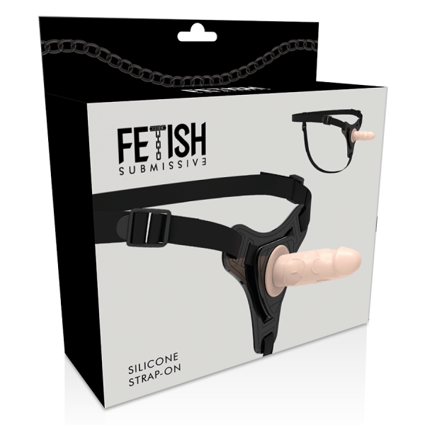 Strapon femminile con cinturino in silicone morbido da 12,5 cm