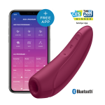 Vibratore clitorideo con APP curvy 1+ Rosso/Rosa