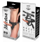 Vibratore strap-on femminile con stimolazione clitoride