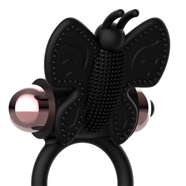 Anello vibrante a forma di farfalla