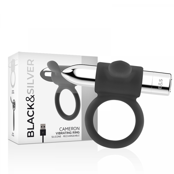 Anello vibrante in silicone con stimolatore clitoride