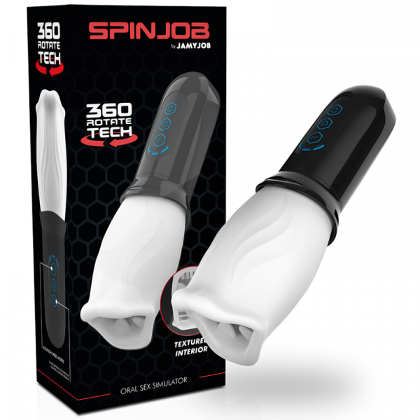 Stimolatore del sesso orale di Jamyjob Spinjob