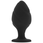 OHMAMA BUTT_ PLUG CON VENTOSA IN SILICONE SIZE L - 9 CM