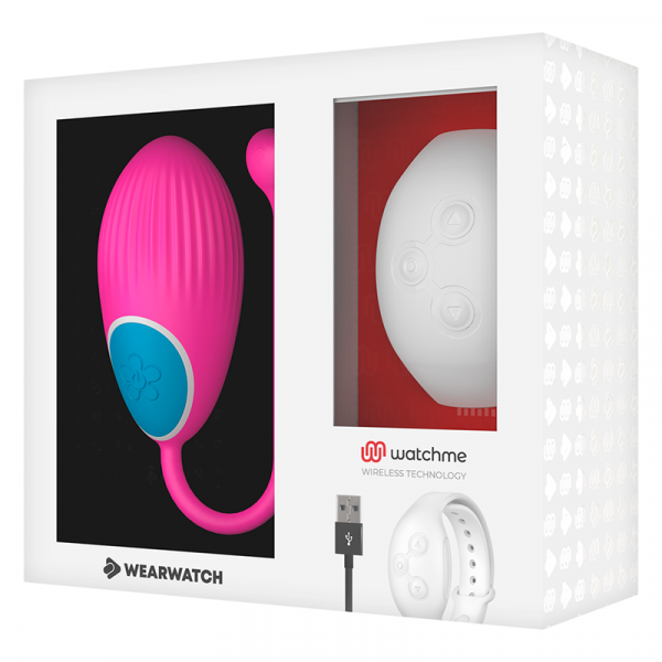 Uovo rosa vibratore wireless e orologio smart
