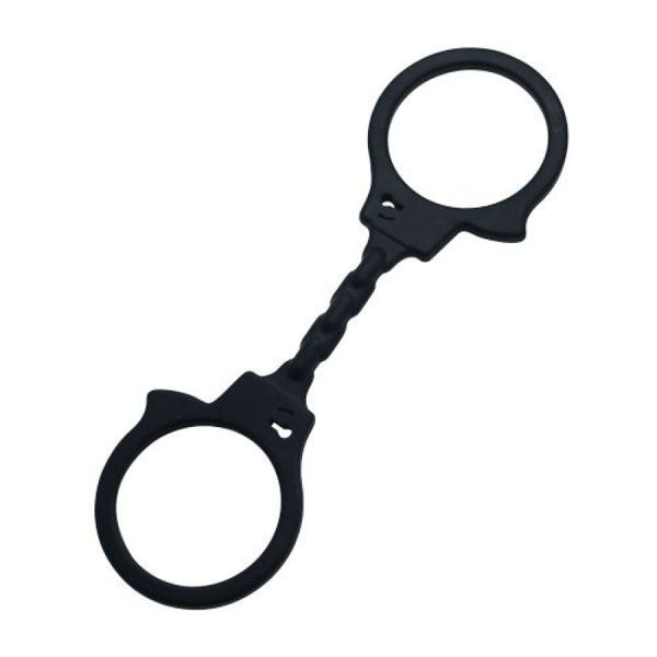 Manette in silicone per giochi erotici nero