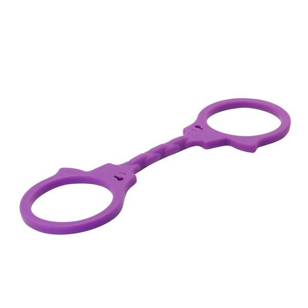 Manette in silicone per giochi erotici viola