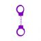 Manette metalliche viola da bondage