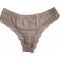 Perizoma donna in cotone elasticizzato e pizzo Noce-Corallo-Oceano