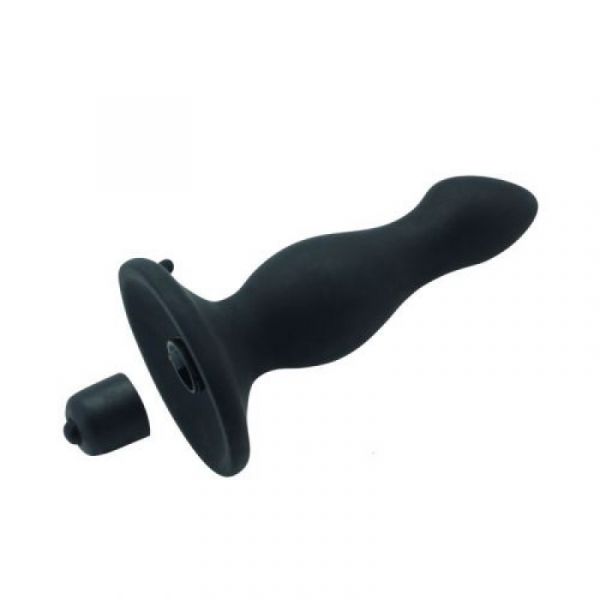 Plug anale vibrante Timeless Bullet nero