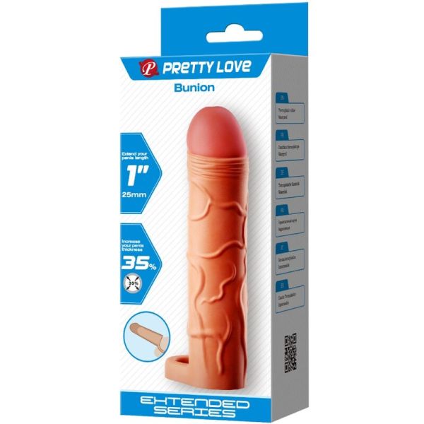 Bunion guaina per pene con anello +2.5 cm