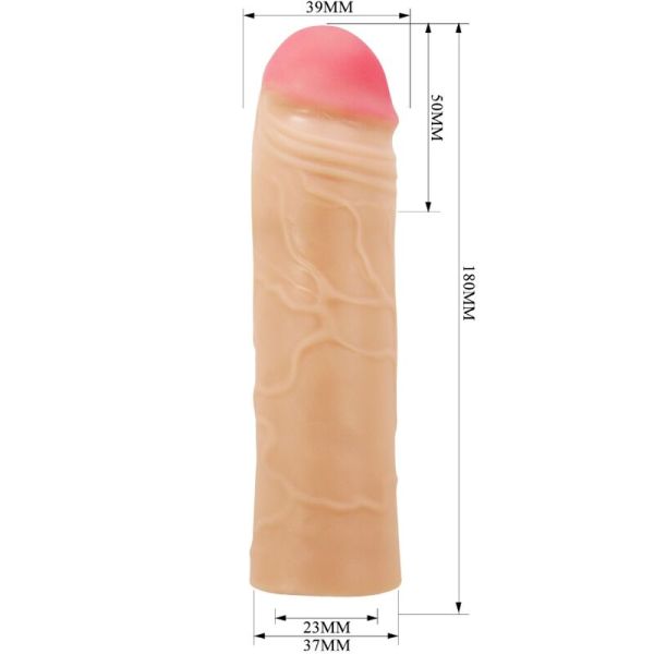 Huni guaina per pene con anello +5 cm