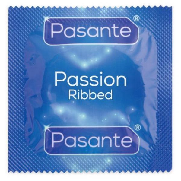 Pasante profilattici stimolanti ribbed passion