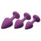 Set di 3 plug anali in silicone medicale