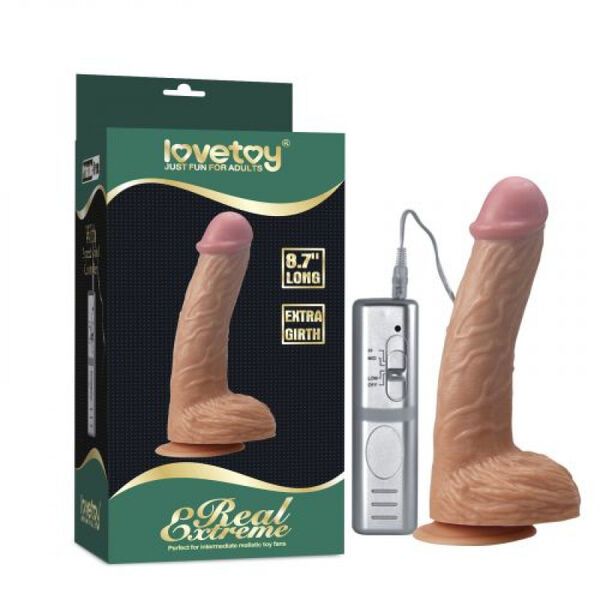 Dildo vibrante Real Extreme da 20 cm