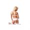 Reggiseno bianco a mezza coppa basic