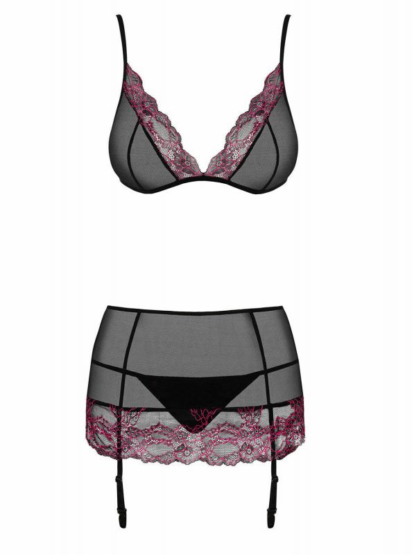 Sedusia Completo intimo nero 3pz
