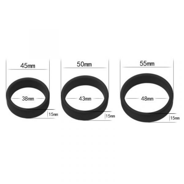 Set anelli fallici Pro power