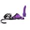 Strapon per donna con fallo realistico viola