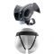 Vibratore strap-on nero cavo real rapture da 20 cm con testicoli