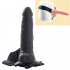 Fallo strap-on con testicoli cavo da 20 cm Real rapture