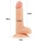 Dildo realistico con ventosa da 18 cm