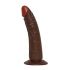 Fallo con ventosa real rapture brown da 19 cm