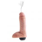 Fallo realistico eiaculante con testicoli king cock da 20 cm