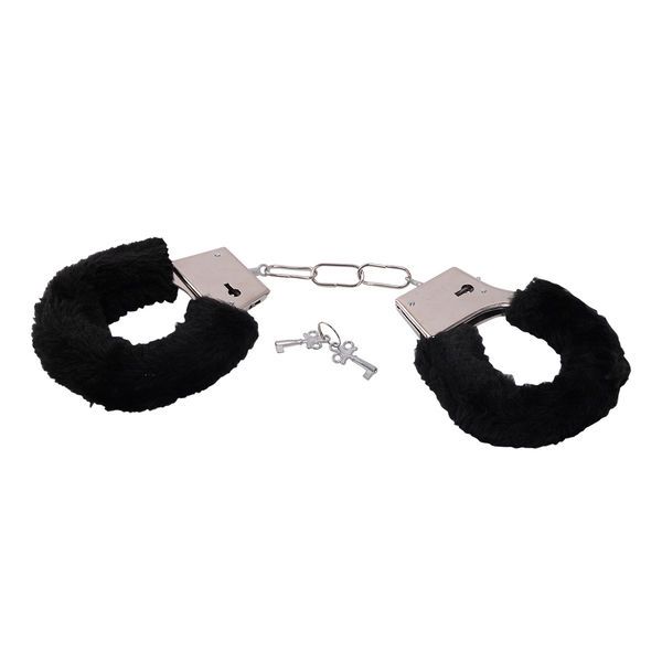 MANETTE CON CHIAVI IN PELLICCIA NERA