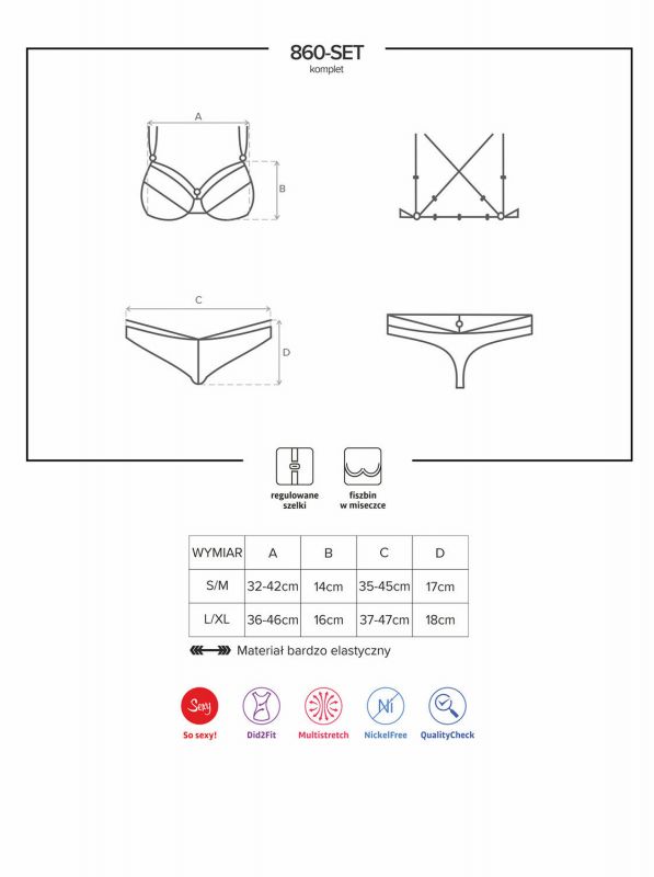 Completo intimo 2pz 860-SET