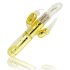 Vibratore triplo dorato