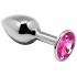 Mini Plug Anal Metal Rosa S