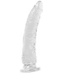 Basix dildo slim trasparente da 18 cm